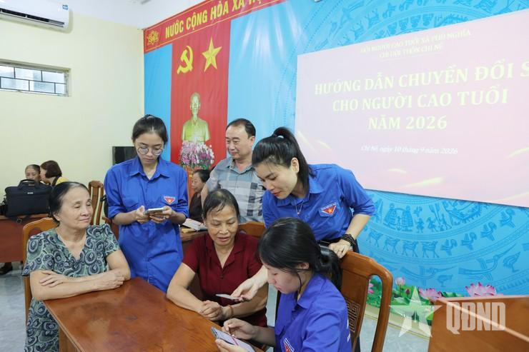 Phú Nghĩa đổi mới phương thức lãnh đạo bằng chuyển đổi số

